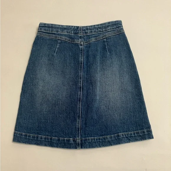 LUCKY BRAND button front denim mini - Picture 4 of 4